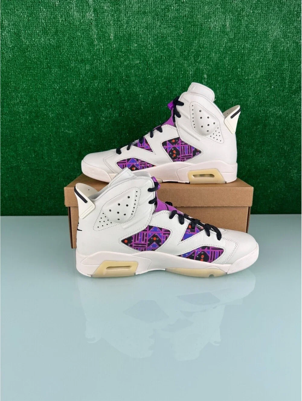 Size 12 - Air Jordan 6 Retro Quai 54 - Purple CLEAN!